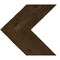 Ekena Millwork 13 3/4"W x 12"H x 3/4"D Vintage Farmhouse 5 1/2" Chevron, Barnwood Decor Collection, Pebble Grey DECR13X12X075CHVPG - alternate 1